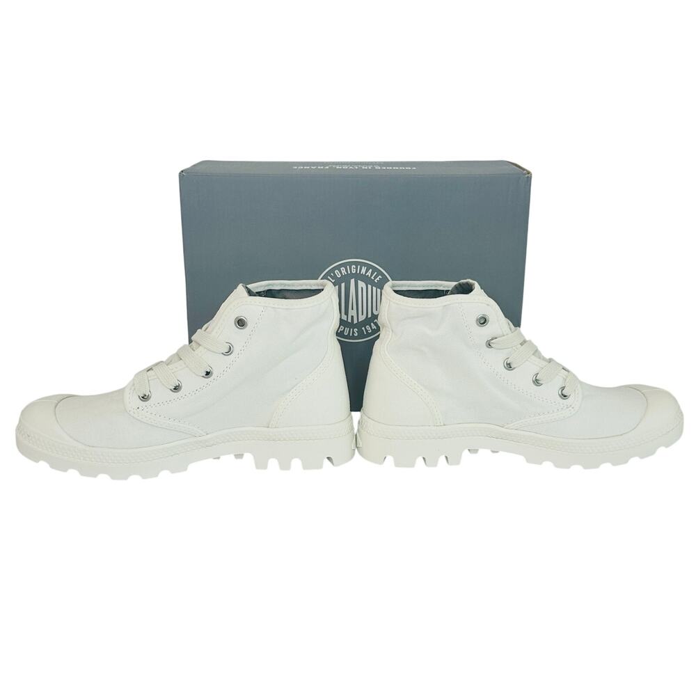 Palladium Pampa Hi Star White Boots Women’s 7 New - NIB - Picture 7 of 10